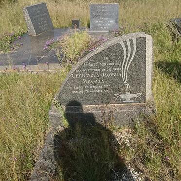 WESSELS Gerhardus Jacobus 1887-1942