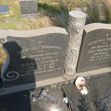 WESSELS Wessel Jacobus 1899-1968 &amp; Anna Magrietha BOUWER 1904-1979