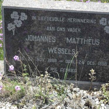 WESSELS Johannes Mattheus 1888-1958