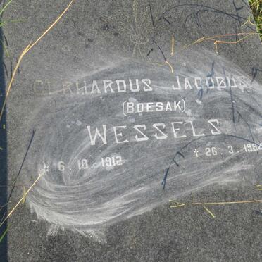 WESSELS Gerhardus Jacobus 1912-1984
