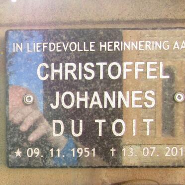 TOIT Christoffel Johannes, du 1951-2016
