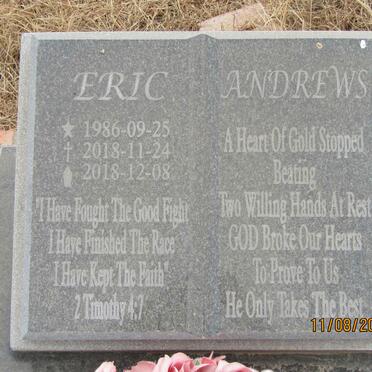 ANDREWS Eric 1986-2018