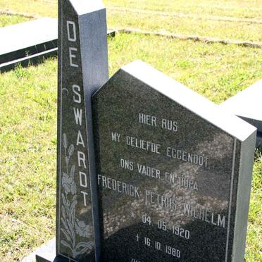 SWARDT Frederick Petrus Wilhelm, de 1920-1980