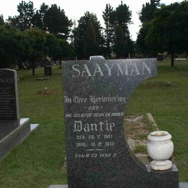 SAAYMAN Dantie 1947-1973