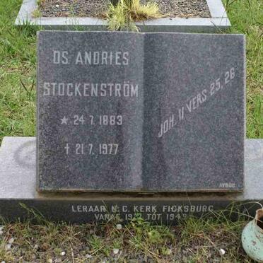STOCKENSTRÖM Andries 1883-1977