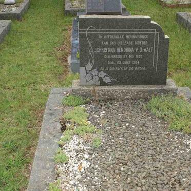 WALT Christina Hendrina, v.d. nee BREED 1880-1964