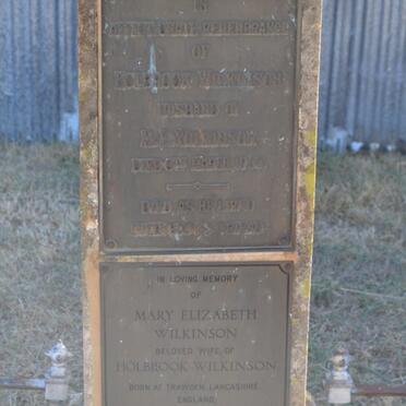 WILKINSON Holbrook -1937 &amp; Mary Elizabeth 1875-1954