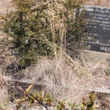 Free State, FOURIESBURG district, Kromdraai 106, farm cemetery