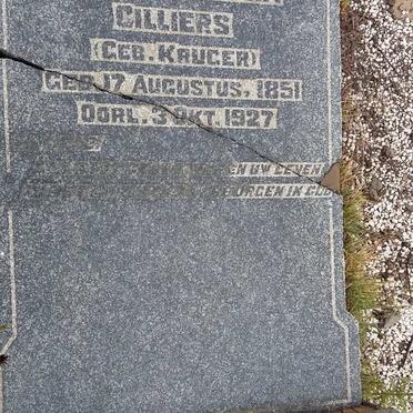 CILLIERS Sarel Arnoldus 1851-1927 &amp; Anna Catharina KRUGER 1851-1927 _1