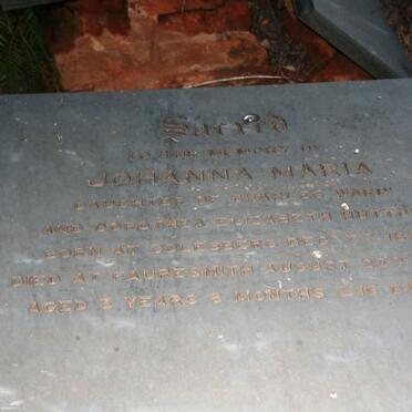 HUTTON Johanna Maria 1851-1855