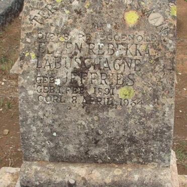 LABUSCHAGNE Ellen Rebekka nee JEFFRIES 1891-1954