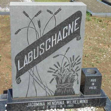 LABUSCHAGNE Jacomina Hendrina Wilhelmina 1920-1980