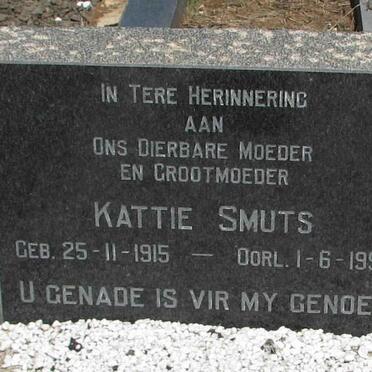 SMUTS Katie 1915-1998