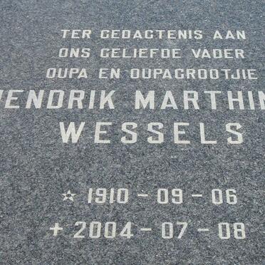 WESSELS Hendrik Marthinus 1910-2004