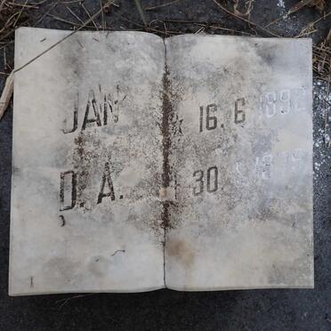 ? Jan D.A. 1892-1975