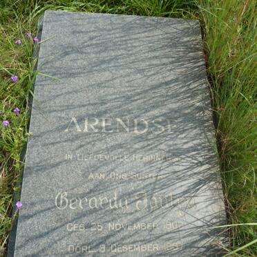 ARENDSE Gerarda Jantyn 1903-1987