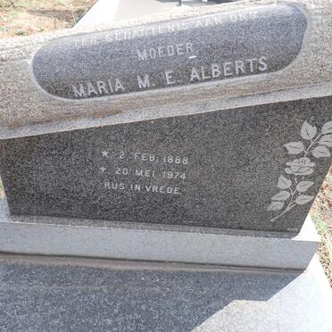 ALBERTS Maria M.E. 1888-1974