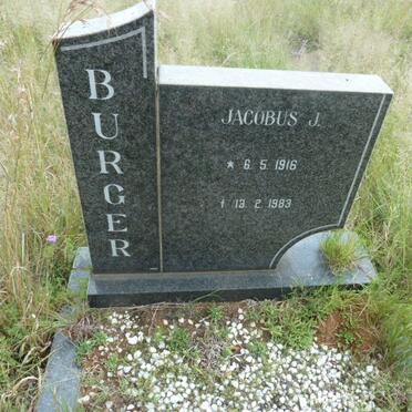 BURGER Jacobus J. 1916-1983