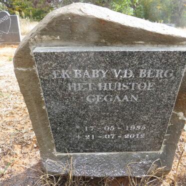 BERG Baby, v.d. 1935-2012