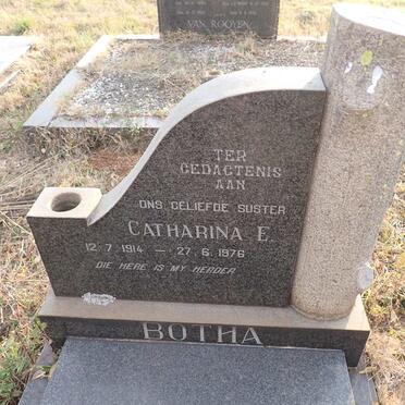 BOTHA Catharina E. 1914-1976