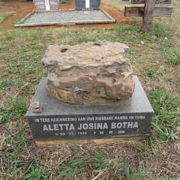 BOTHA Aletta Josina 1939-2010