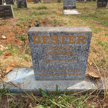 BESTER Gabriel Johannes 1969-2009