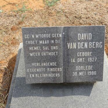 BERG David, van den 1927-1980