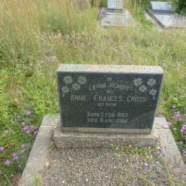 CROSS Annie Frances nee DIXON 1883-1964