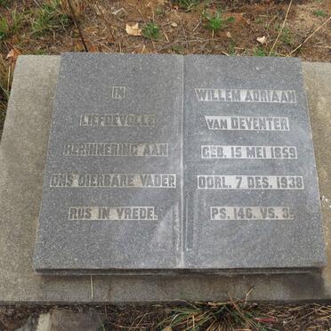 DEVENTER Willem Adriaan, van 1859-1938