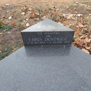 DUVENAGE Chris 1947-1986