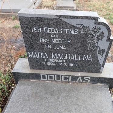 DOUGLAS Maria Magdalena nee BIERMAN 1904-1990