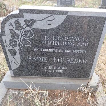 EGLSEDER Sarie 1944-1992