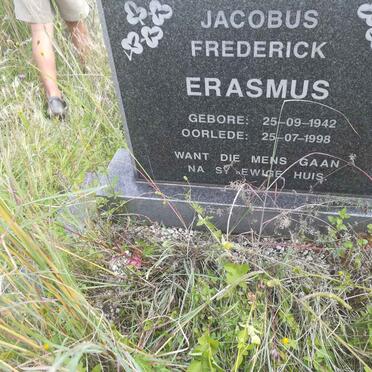 ERASMUS Jacobus Frederick 1942-1998
