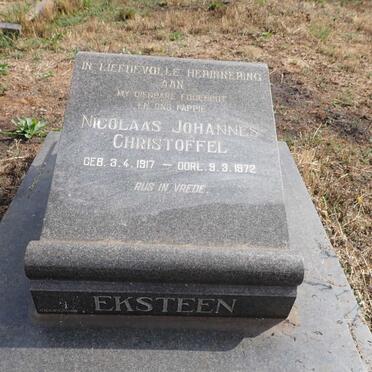 EKSTEEN Nicolaas Johannes Christoffel 1917-1972