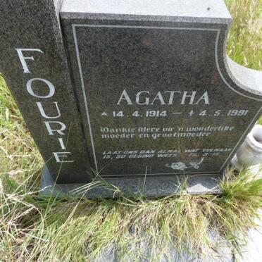 FOURIE Agatha 1914-1991