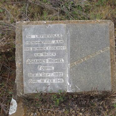FOURIE Johannes Michiel 1882-1941