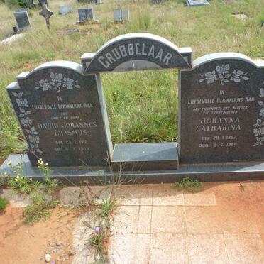 GROBBELAAR Dawid Johannes Erasmus 1912-1987 &amp; Johanna Catharina 1907-1984