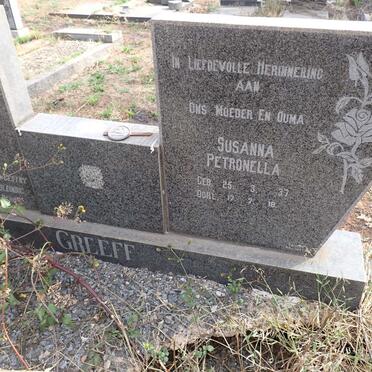 GREEFF Petrus Johannes 1927-1978 & Susanna Petronella 1937-19?_1