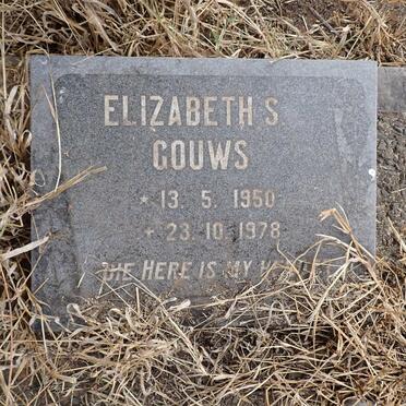 GOUWS Elizabeth S. 1950-1978