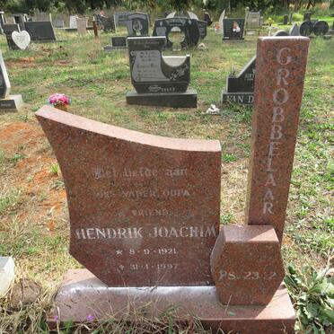 GROBBELAAR Hendrik Joachim 1921-1997