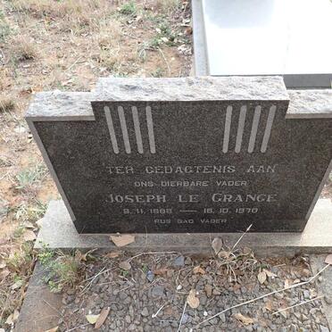 GRANGE Joseph, le 1888-1970