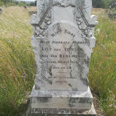 HEERDEN Lily, van nee VAN RENSBURG -1918
