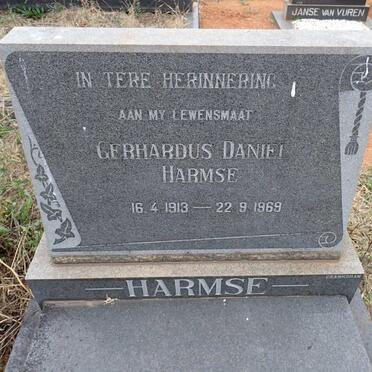 HARMSE Gerhardus Daniel 1913-1969