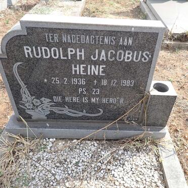 HEINE Rudolph Jacobus 1936-1983