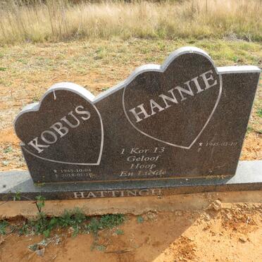 HATTINGH Kobus 1945-2018 & Hannie 1945-