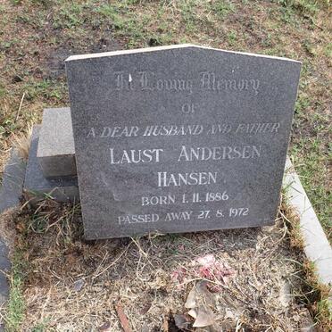 HANSEN Laust Andersen 1886-1972