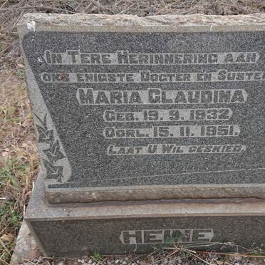 HEINE Maria Glaudina 1932-1951