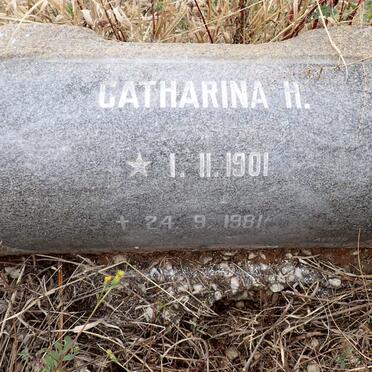 HATTINGH Catharina H. 1901-1981