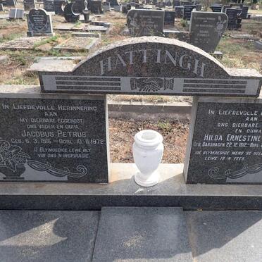 HATTINGH Jacobus Petrus 1916-1972 & Hilda Ernestine Helene GARSHAGEN 1912-1998 