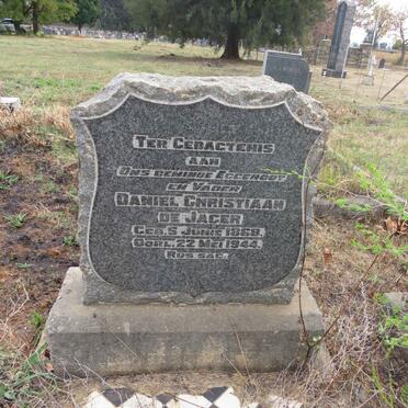 JAGER Daniel Christiaan, de 1868-1944
